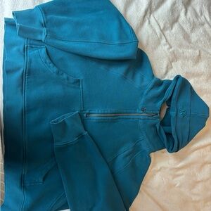 Lululemon Teal Half-Zip Hoodie